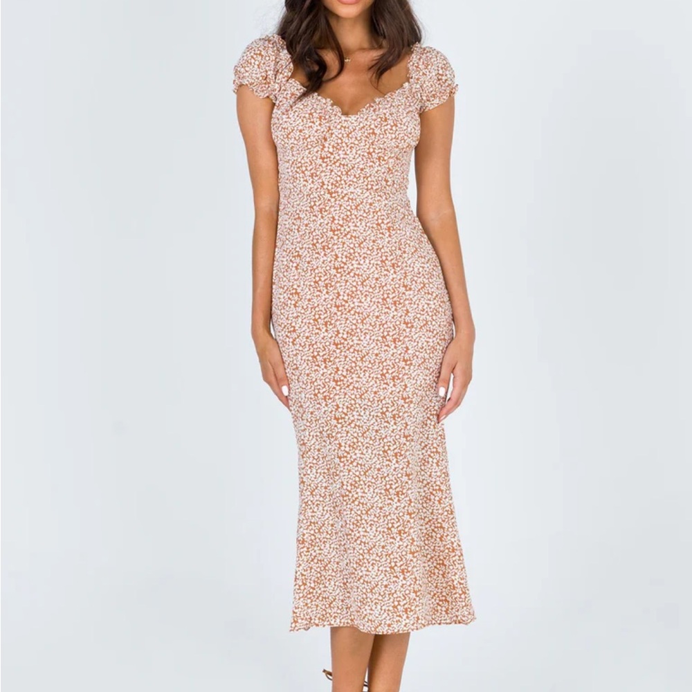 Princess Polly Just Like Heaven Midi Dress Size 10 BRAND NEW WITH TAGS